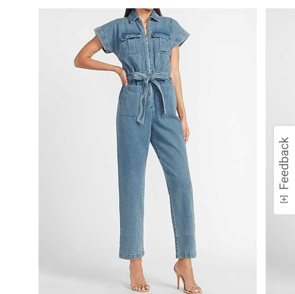 Express X  ladygang denim jumpsuit